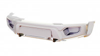 Бампер АВС-Дизайн передний без оптики UAZ Патриот/Пикап/Карго 2005- облегченный (белый) 