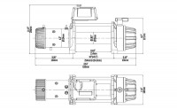 Лебёдка автомобильная электрическая 12V Runva 12500 lbs 5670 кг (влагозащищенная)