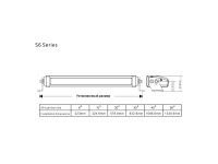 Всепогодная светодиодная балка Aurora ALO-S6-10-R5H1 комбинированный дальний свет 10° + 20° однорядная