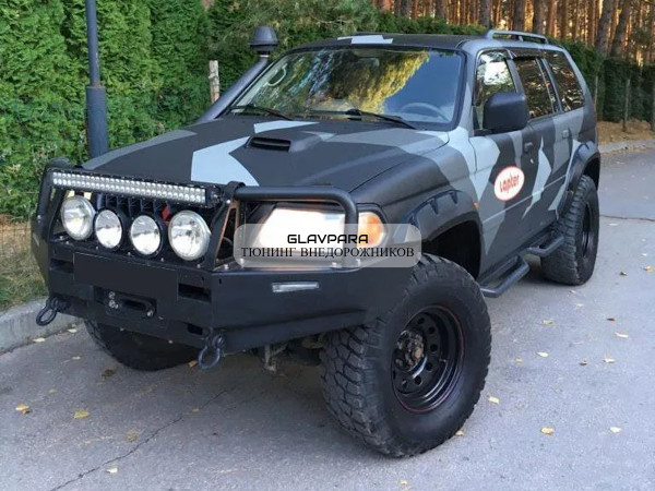 Расширители колёсных арок Fenders для Mitsubishi Pajero Sport I 1998-2007 (под силовой бампер)