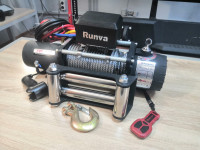 Лебёдка электрическая 12V Runva EWX10000S lbs 4500 кг