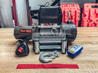 Лебедка электрическая 12V Electric Winch 6000lbs / 2722 кг стальной трос 7х15