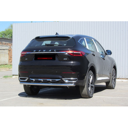 Защита заднего бампера d57 Haval F7 / Haval F7x