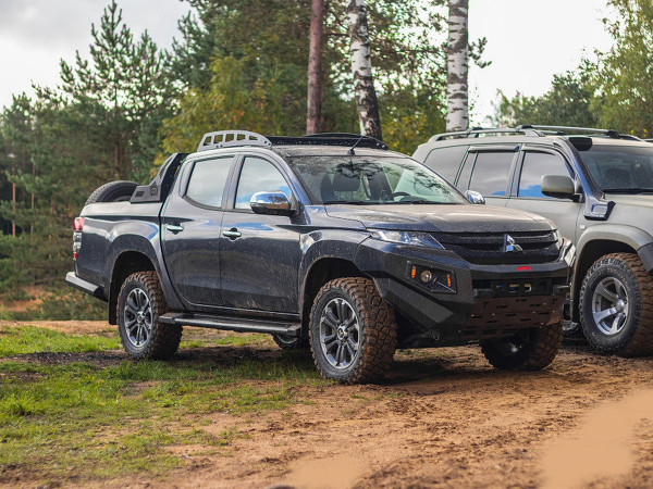 Силовые пороги для АМЗ для Mitsubishi L200 2019+