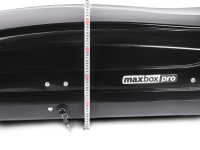 Автобокс MaxBox PRO 460 (средний) черный глянцевый (металлик) 175*84*42 см двустороннее открывание