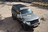 Бампер силовой передний STC тип Revo Mitsubishi Pajero 2006+ защитная дуга, птф, дальний свет