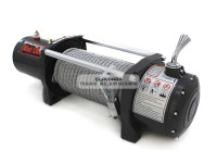 Лебедка электрическая 24V Electric Winch 12000lbs / 5443 кг стальной трос 9.1х20