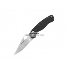 Нож складной GANZO с клипсой, длина клинка 87 мм, сталь 440С, черный