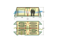 Палатка Alexika Victoria 10, 600x300x200 см. Зеленый