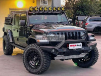  Силовой бампер передний RIVAL алюминиевый длинный для Jeep Wrangler JK, JL 2007+ (без ПТФ) 2D.2701.2-NL